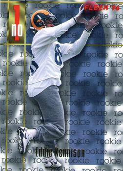 Eddie Kennison St. Louis Rams 1996 Fleer NFL Rookie Card #164